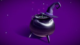 Witchs potion hat, wizard, pot, dead, candy, head, cooking, potion, poison, brew, mistery, halloween-2019, stair, cauldron, witch, skull, fantasy, ghost, halloween, magic, horror, halloween2019