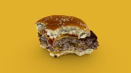 Burger burger, food, 3dscanning, mcdonalds, photogrammetry, polycam
