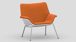 Herman Miller Swoop Lounge Chair office, scene, room, modern, storage, sofa, set, work, desk, generic, accessories, equipment, collection, business, furniture, table, vr, ergonomic, ar, seating, workstation, meeting, stationery, lexon, asset, game, 3d, chair, low, poly, home, interior