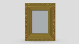 Classic Frame 09 room, victorian, frame, grand, luxury, vintage, classic, vr, ar, general, gallery, decor, picture, museum, realistic, old, accent, carved, baroque, classical, housewares, rococo, 3d, design, house, decoration, interior, wall