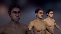 Men package body, asian, detailed, african, , realistic, men, fullbody, malecharacter, caucasian, man, animated, human, male, textured, rigged