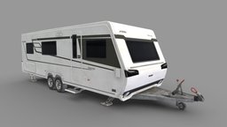 Eriba Nova S690 Hymer camping, trailer, caravan, classic, camp, travel, ready, park, s, nova, motorhome, part, 690, eriba, game, low, poly, home, interior, s690, hymer, hymecar