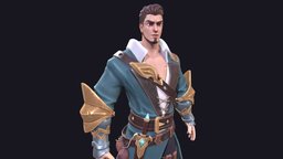 Pirate fanart, armour, hunter, overwatch, seaofthieves, fortnite, character, pbr, pirate, stylized, fantasy, knight