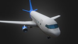 Airplane airplane, blender-3d, game-development, game-asset, low-poly-model, kodiak-set
