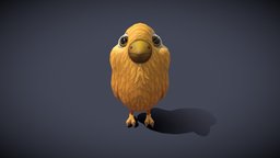 Cartoon Chicken 3D model toon, cute, bird, chick, small, animals, chicken, easter, young, tiny, yellow, nature, sweet, hen, cartoon-character, cartoon, animal, cartoon-chicken, stylized-chicken, stylized-chatacter