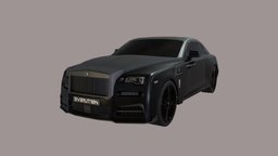 Rolls-Royce 2020 Mansory Wraith based, luxury, mob, sportscar, mafia, rich, rolls-royce, substancepainter, maya, car, sport