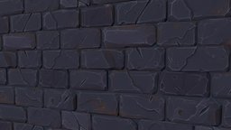 Wall Test bricks, stylized