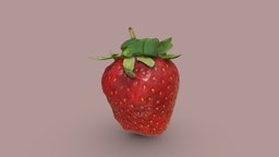 Sweet Strawberry food, fruit, berry, turntable, strawberry, substance-designer, metashape, agisoft, photogrammetry, photoshop, substance-painter, 3dscan, maya2018, zbrush, textured, digitalsouls