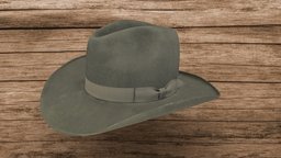 Western Cowboy Hat hat, cow, cowboy, western, realism, americana, pbr-texturing, pbr-game-ready, realitycapture, pbr, cowboy-hat