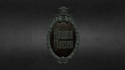 Haunted Mansion: Entrance Plaque sign, haunted, disney, plaque, disneyland, disneyworld, halloween, spooky, magickingdom