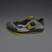 Nike Running Shoe shoe, clothes, sports, shoes, retail, running, 3d, scan