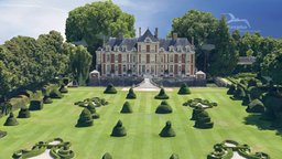 Chateau de Wideville chateau, garden, buis, box, gerpho, wideville, scan, 3dscan