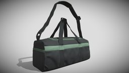 Duffle Bag (Game and Render Ready) pbr-game-ready, duffle-bag, travelbag