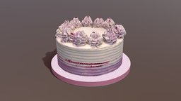 Fresh Berry Gateau cake, chocolate, fresh, berry, birthday, scanned, bakery, berries, gateau, photogrammetry, 3dsmax, 3dsmaxpublisher, cakesburg