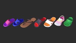 Flip-flops pool, shoes, sandals, clogs, flip-flops, chanclas, sandalias, crocse