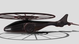 Future Drone 1 drone, transport, cyberpunk, futurism, aircraft, futuristic-vehicle, flying-car, futuristic, helicopter
