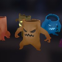 3D Creature : Stump Pack stump, game, mobile, monster