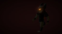 The Lurosseeth ("Eclipse") game-model, game-character, monsterdesign, game-creature, low-poly, game, creature, monster