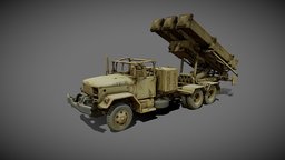 Military truck truck, ww2, rocketlauncher, vehicle, military, car