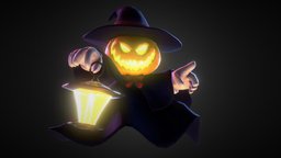 Jack olantern jack-o-lantern, blender, ghost, halloween, pumpkin