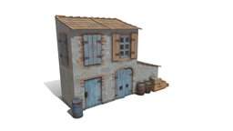 Italy Farm House Easy Red 2 red, ww2, italy, farmhouse, easy, 2, modularbuilding, game, building, modular, vidovicarts, vidovic, vidovic_arts, easy_red_2, easyred2