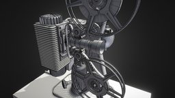 Vintage 1940s 8 MM Revere Model 85 Projector film, vintage, projector, antique, 1940s, 8mm, revere