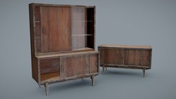 Soviet Chest Of Drawers Variant 1 Damaged storage, soviet, chest, block, vintage, retro, realtime, vr, russia, eastern, drawer, modernism, box, ussr, chernobyl, ue4, unity5, communism, chest-of-drawers, unity, house, home, interior, hdrp, abadoned, ue5