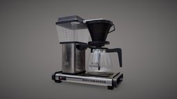 Coffee maker coffee, kitchen, cinema-4d, coffeemaker, kitchenware, coffee-maker, coffee-machine, substancepainter, substance, mocca