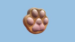 Paw cat, dog, kitty, pet, animals, prop, foot, cats, feline, puppy, fur, paw, dogs, paws, character, cartoon, animal, stylized, hand, catlike