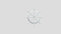 Timon Lowpoly ornament, handle, rudder, timon, ship, boat, navegate, boatgame