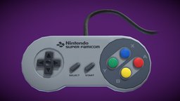 Super Famicom Controller (SNES) gaming, videogames, vintage, retro, nintendo, snes, controller, super