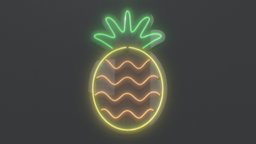 Pineapple bar, food, modern, fruit, led, photo, frame, cute, other, club, pineapple, tube, electronic, electronics, sign, icon, decor, neon, advertising, backlight, decoration, street, light, wall, neonflex, noai