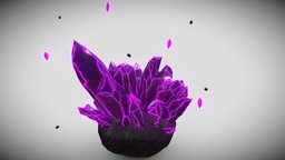 Purple Crystal crystal, fantasy