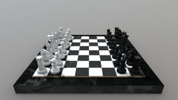 Chess Board boardgame, board, game, 3d, 3dsmax, texture, chess