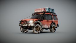 2004 Land Rover Discovery Off-Road vehicles, game-art, game-ready, game-asset, game-model, lowpoly