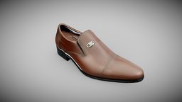 Scanned Model shoe, leather