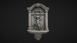 Angel Wall Ornament angel, wall-ornament, photoscan, photogrammetry, wall-sconce