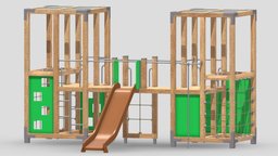Lappset Halo Twin Play Tower tower, frame, bench, set, children, child, gym, out, indoor, slide, equipment, collection, play, site, vr, park, ar, exercise, mushrooms, outdoor, climber, playground, training, rubber, activity, carousel, beam, balance, game, 3d, sport, door