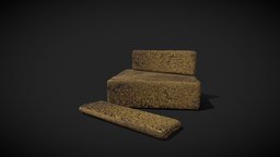 Haschich Block and Barettes 42, shit, block, ash, subdivision, cannabis, weed, 420, smoke, smoothie-3d, dopepope, drugs, zeta, dab, popo, dope, resine, realitycapture, lowpoly, ship, haschich, barette, zamal
