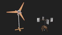 DIY Windmills maya, unity