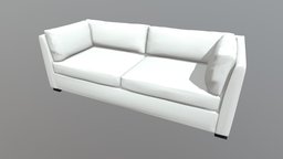Monroe Sofa Snow sofa, indoor, furniture, living, zuo, zuomod