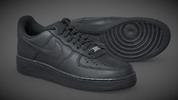Nike AirForce One shoe, one, new, force, shoes, nike, airforce, sneaker, jordan, af1, nikeairforceone, photogrammetry, asset, model, scan, air, shop