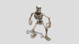 Skeleton skeleton, undead, necromancer, 3dprinting, necromancy, 3d, skull, monster, vidovicarts