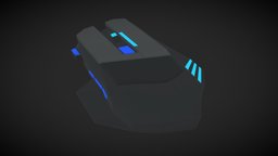 Lowpoly Gaming Mouse computer, mouse, gaming, videogames, videogame, electronics, computer-mouse, gaming-mouse, lowpoly-mouse, lowpoly-gaming-mouse