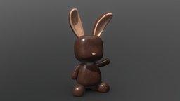 Chocolate Easter Bunny Challenge bunny, easter, chocolate, substancepainter, substance, easter2020challenge