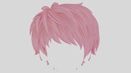 Anime Hair (Short Pixie Style) short, hair, red, style, fashion, medium, long, crown, brown, pink, manga, woman, blonde, hairy, uni, fringe, shag, taper, hairstyle, bangs, shaggy, cartoon, man, female, male, anime, black, curtained, sidebangs