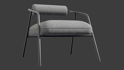 Cyrus Chair modern, cloth, loft, natural, stylish, decorative, furniture, eat, scandinavian, elegant, comfort, minimalism, contemporany, pbr, chair, design, home, interior, offise