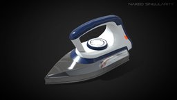 Iron | Electric flat cloth | Electronic low poly device, cloth, household, gadget, heat, heater, flat, unreal, cloths, electronic, dryer, appliance, 2k, machine, engine, iron, stream, warm, streaming, ironing, flat-iron, pressing, unity, game, 3d, lowpoly, low, poly, model, clothing, electric, singularity