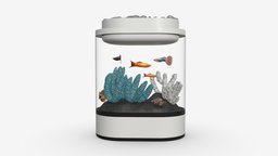 Xiaomi Geometry Mini Lazy Fish Tank mini, marine, fish, geometry, pet, underwater, aquarium, tail, water, tank, nature, beautiful, tropic, wildlife, xiaomi, lazy, 3d, pbr, animal