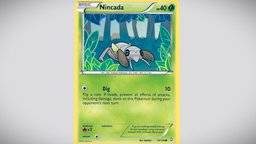 Nincada forest, grass, pokemon, bug, card, 2dto3d, grassy, recreation, pokemonmodel, pokemon3d, cartoon, 3d, pokemon_card, nincada, pokemon_nincada, 3d_card, bug_pokemon